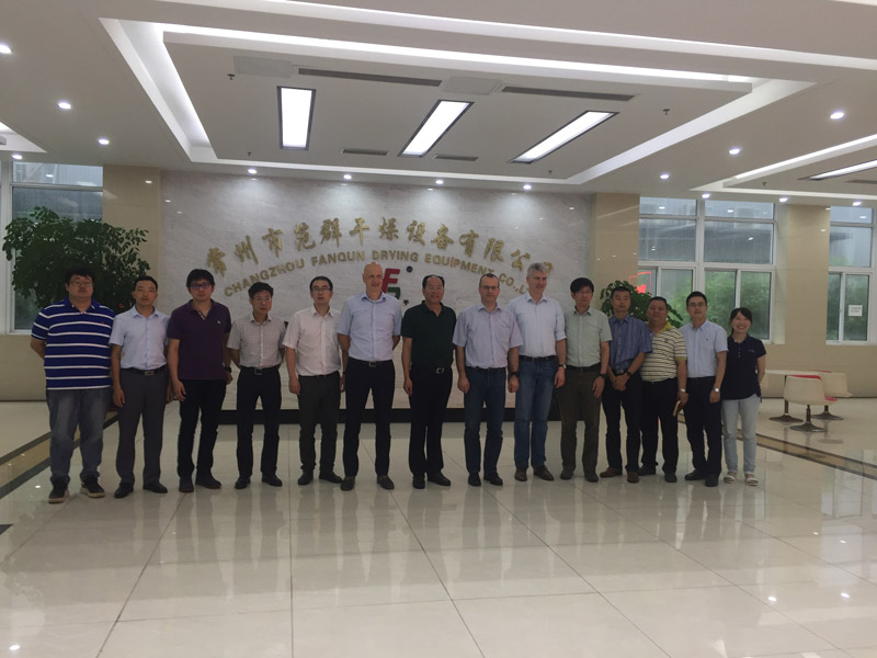 巴斯夫德國高層來訪范群干燥設備有限公司